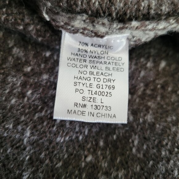 Umgee USA Cardigan Sweater, Women’s L, Gray, Open Front, 2 Front Pockets, EUC - Picture 8 of 10